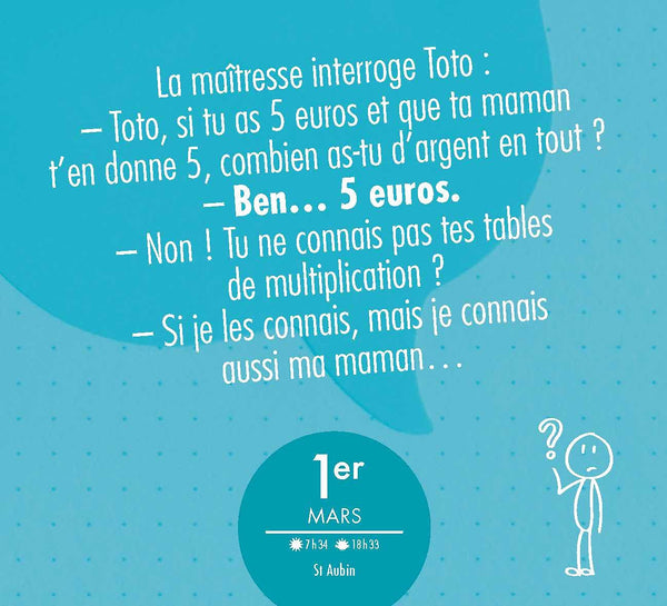 Magnetique Frigo 365 devinettes et blagues de toto