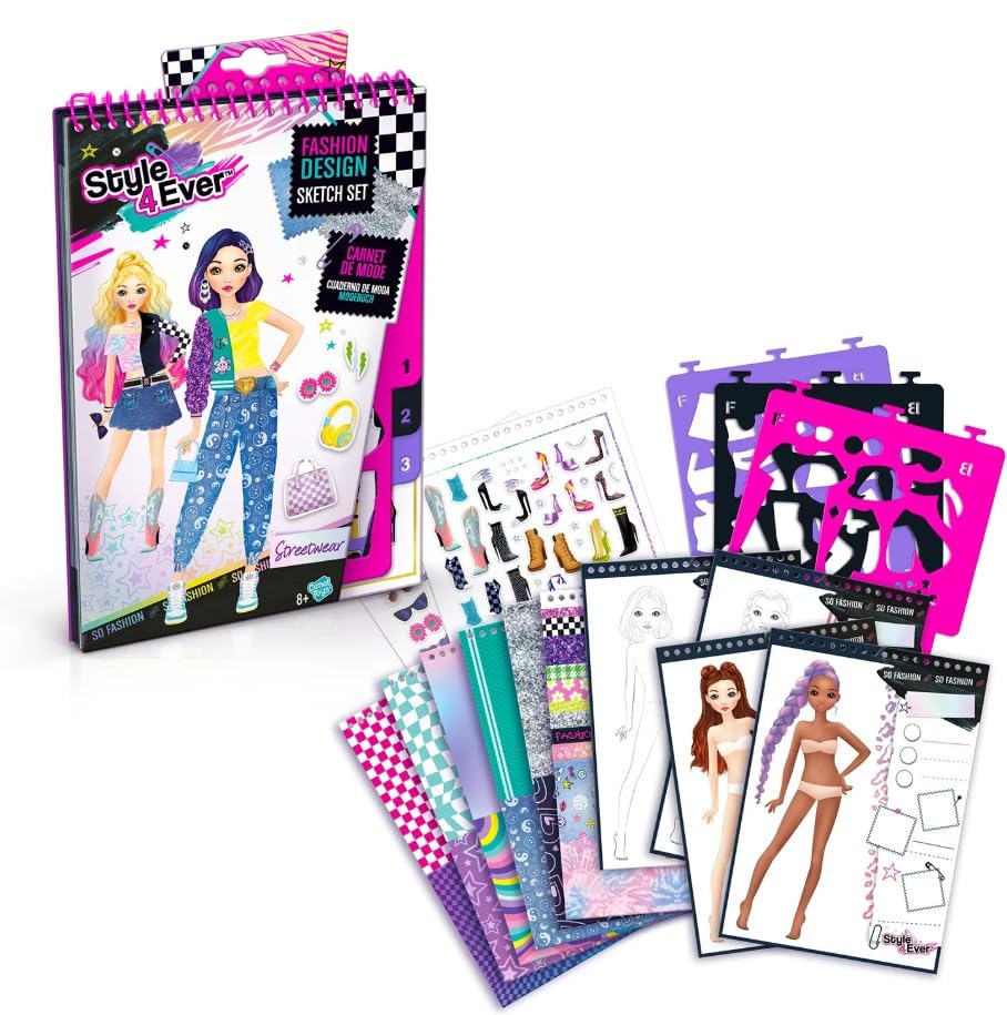 Canaltoys Fashion Designer Mini carnet de croquis