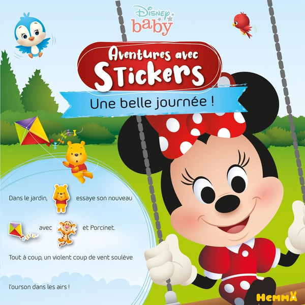 Disney Baby – Aventures avec stickers – Une belle journée ! – Livre d'histoires avec stickers – Dès 3 ans