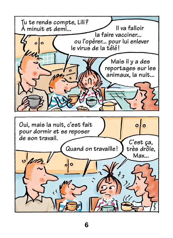 Lili regarde trop la télé