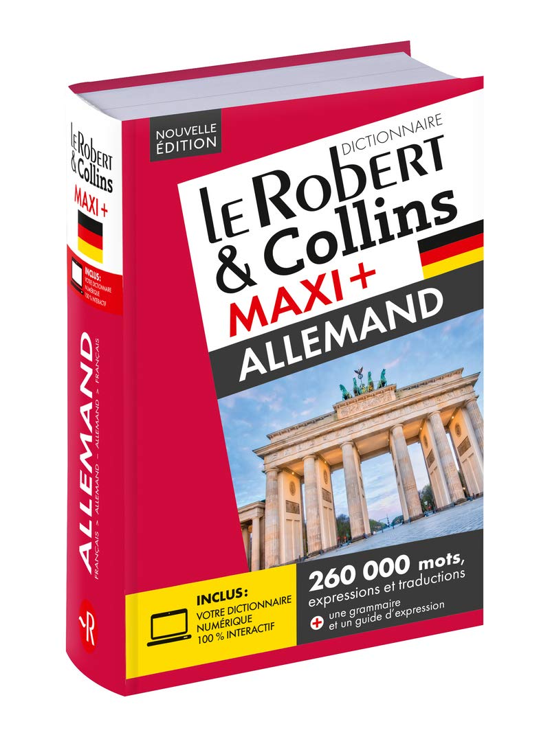 Dictionnaire Le Robert & Collins Maxi Plus Allemand et sa Version Numérique à Télécharger