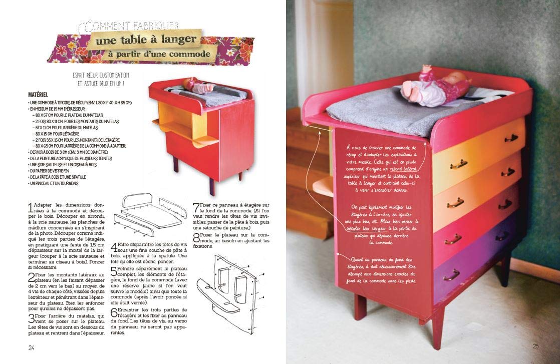 Tout faire soi-même Bébé - DIY zéro déchet et naturel pour 0-3 ans : bricolages de meubles pour la chambre, déco, couture de petits vêtements, création de jouets, cosmétiques naturels