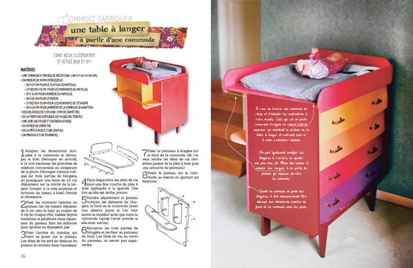 Tout faire soi-même Bébé - DIY zéro déchet et naturel pour 0-3 ans : bricolages de meubles pour la chambre, déco, couture de petits vêtements, création de jouets, cosmétiques naturels