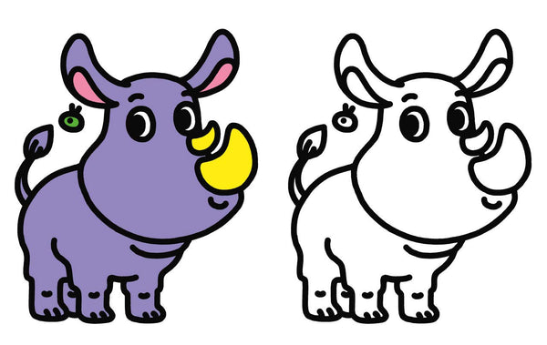 Coloriage Premier Age - Le Canard - Dès 2 ans