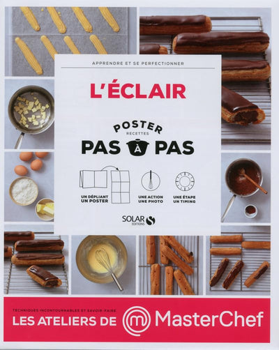 Les éclairs - poster pas à pas