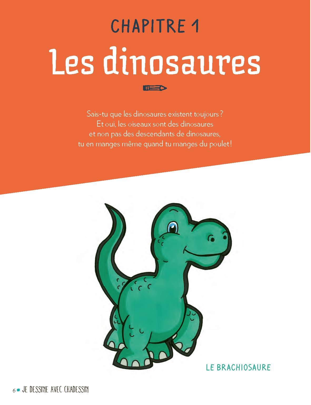 Je dessine avec Chadessin : Dinosaures, personnages médiévaux et fantastiques