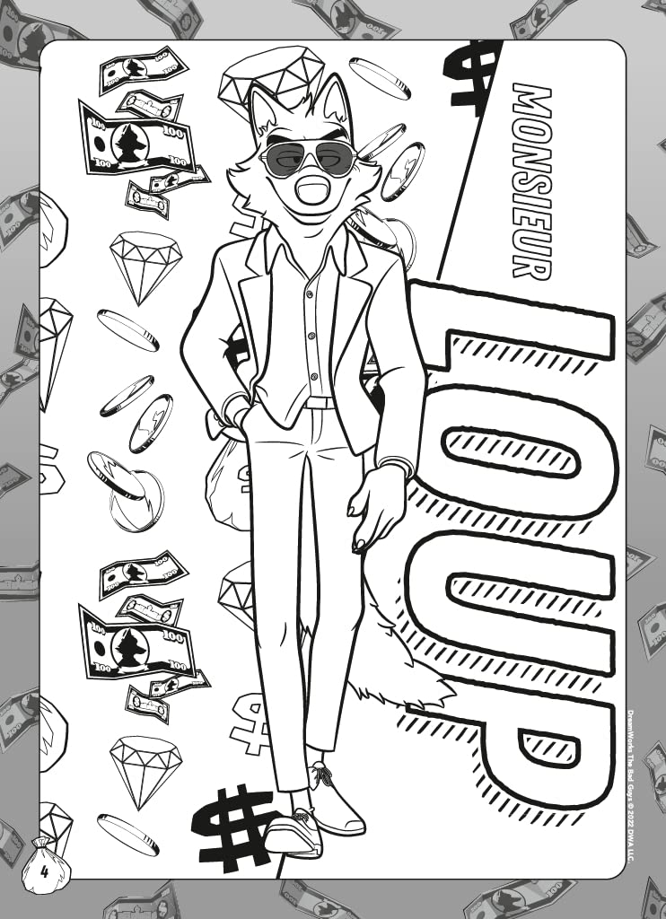 Les bad guys - Mes super coloriages