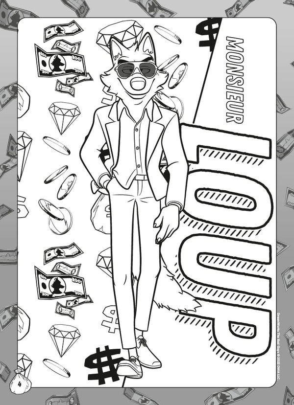 Les bad guys - Mes super coloriages