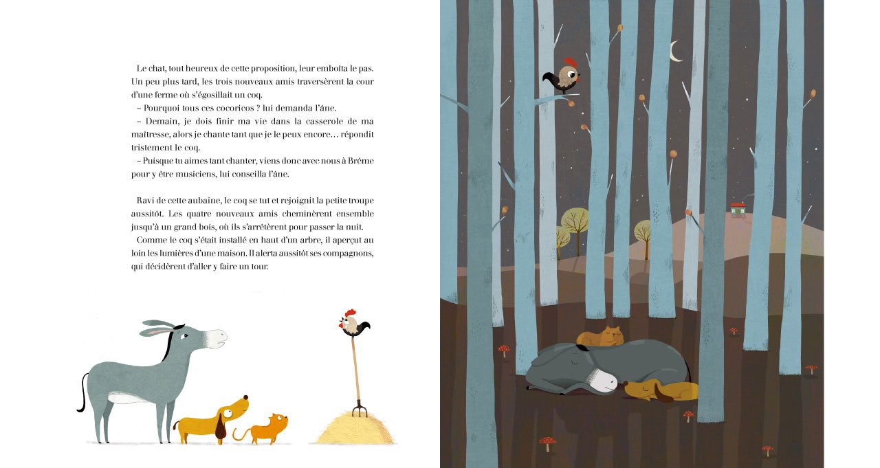 Minicontes classiques : Les musiciens de Brême