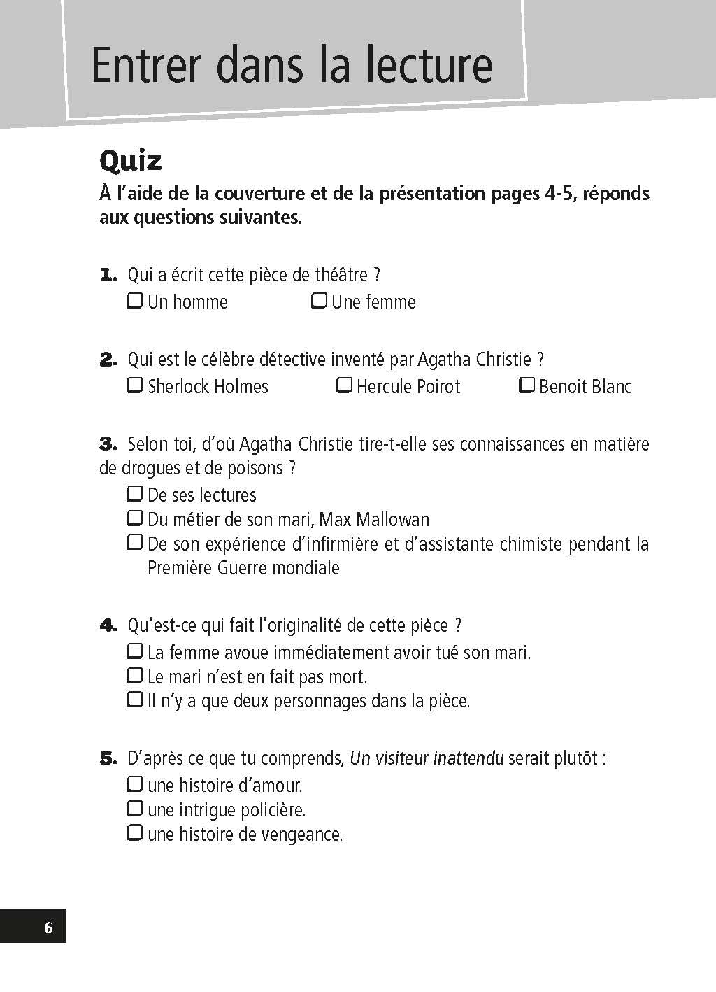 Un visiteur inattendu - Classiques & Contemporains