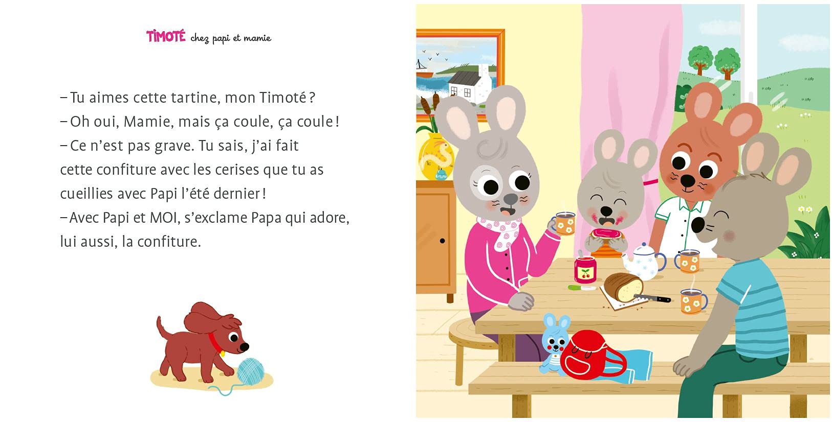 Timoté chez Papi et Mamie – Album jeunesse – À partir de 2 ans