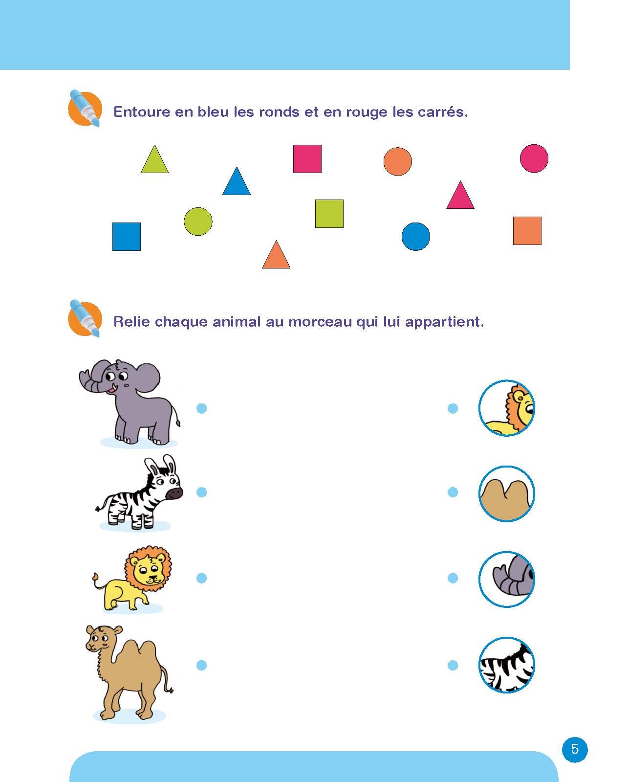 Maths Moyenne section 4-5 ans - A la maternelle: Les premiers apprentissages de la maternelle