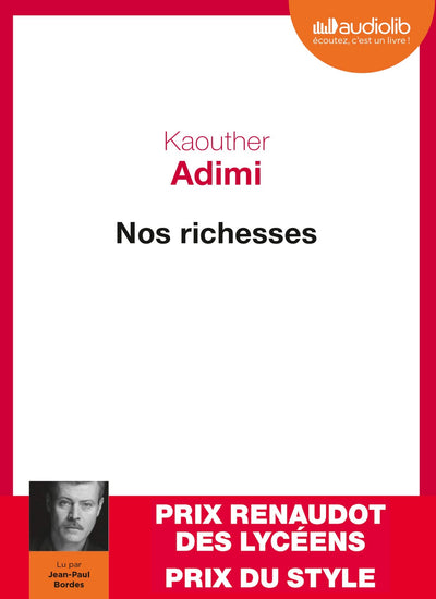 Nos richesses: LIVRE AUDIO 1CD MP3