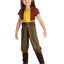 Rubies - Déguisement Luxe Officiel - Raya et le dernier dragon, enfant, I-300163M, Taille M 5 à 6 ans, Marron