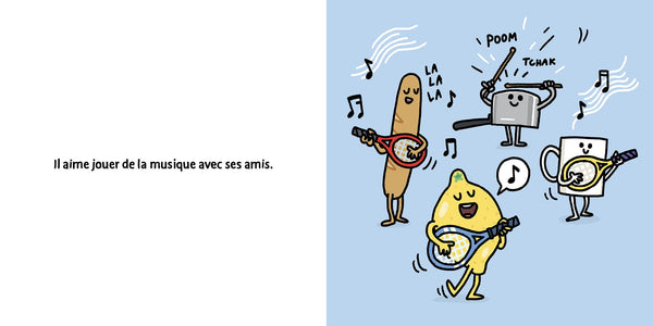 Les bidules chouettes - john le citron est pressé