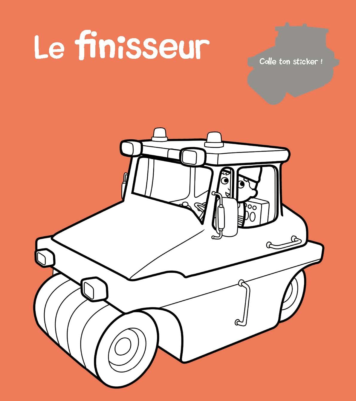 Mon coloriage p'tit garçon - Le chantier