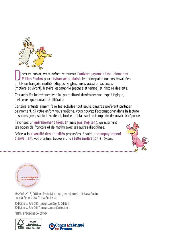 JE REVISE AVES LES P'TITES POULES 6-7 ANS