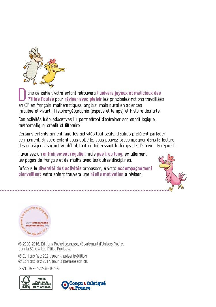 JE REVISE AVES LES P'TITES POULES 6-7 ANS