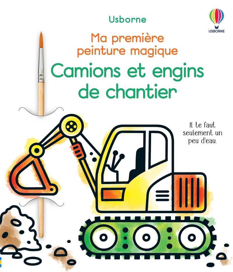 Camions et engins de chantier - Ma première peinture magique