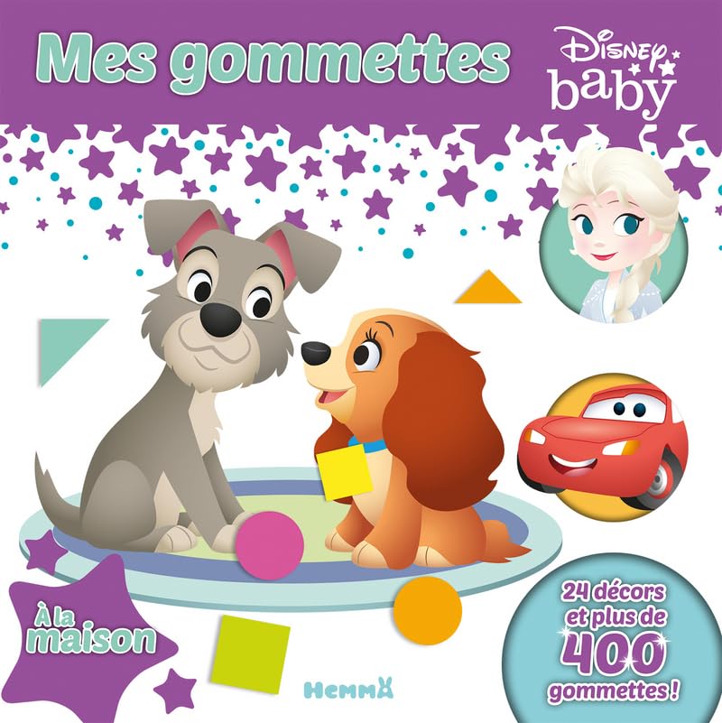 Disney Baby - Mes gommettes - Livre de gommettes - À la Maison - Dès 3 ans