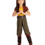 Rubies - Déguisement Luxe Officiel - Raya et le dernier dragon, enfant, I-300163M, Taille M 5 à 6 ans, Marron