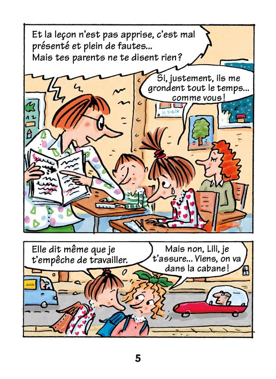 Lili se fait toujours gronder