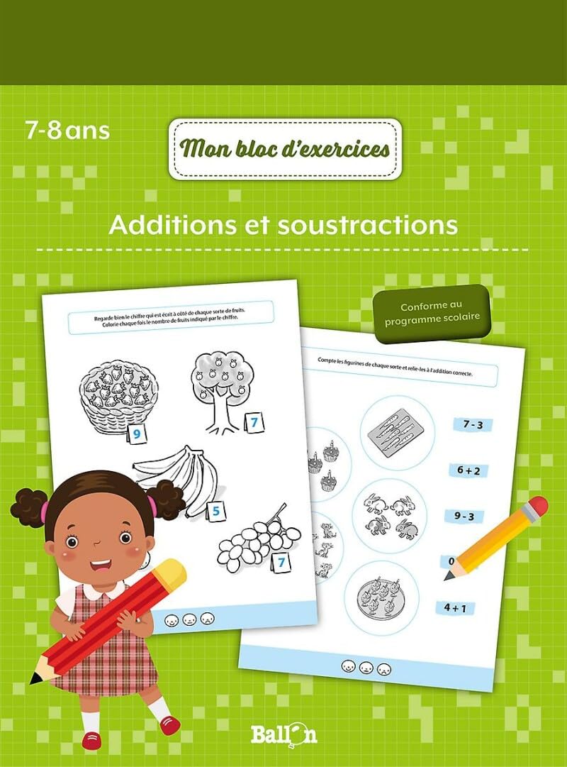 Additions et soustractions 7+