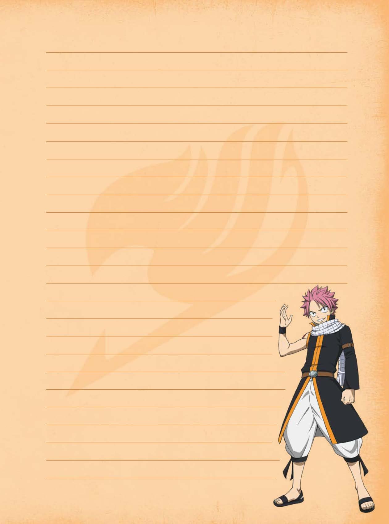 Carnet secret - Fairy Tail