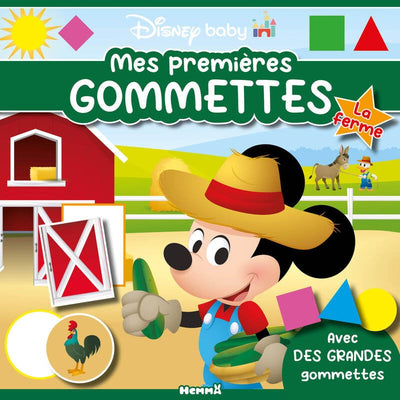 Disney Baby - Mes premières gommettes - La ferme - Livre de gommettes – Dès 3 ans
