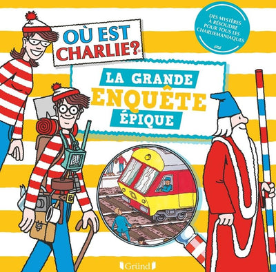 Où est Charlie ? - La Grande Enquête épique - Pochette avec deux posters recto-verso, 18 cartes, 4 tickets de transport et un livret - De 2 à 6 joueurs - Dès 7 ans