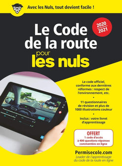 Le code de la route 2020-2021 pour les Nuls, mégapoche