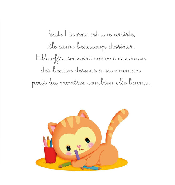Petite licorne aime sa maman