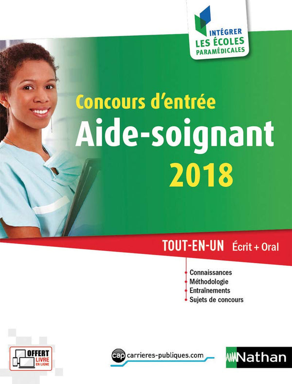 Concours d'entrée aide-soignant - Ecrit + Oral - 2018