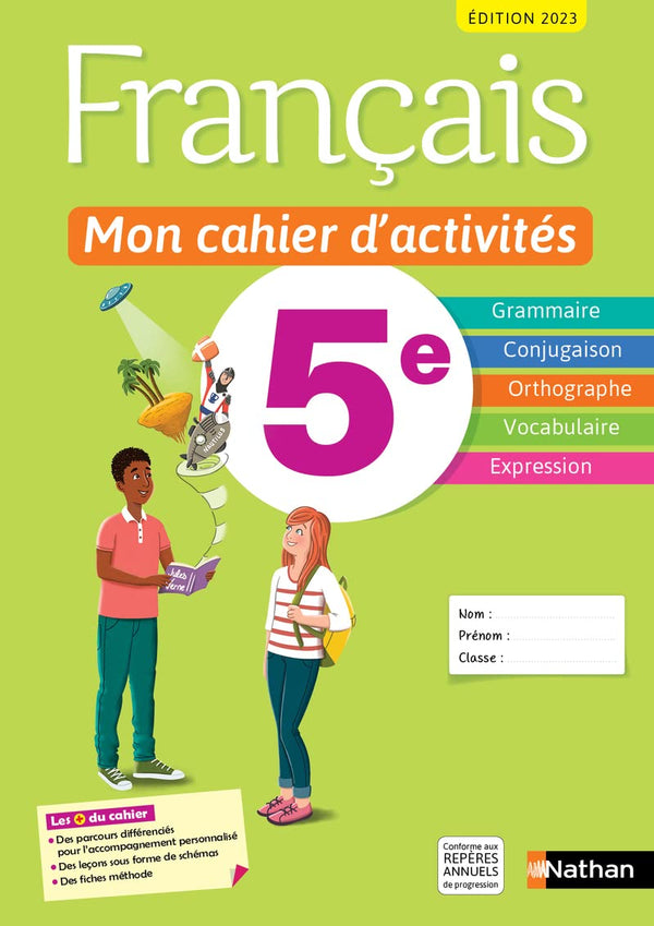 Français - Mon cahier d'activités 5e