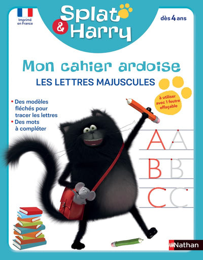 Splat Mon cahier ardoise - Lettres Majuscules dès 4 ans