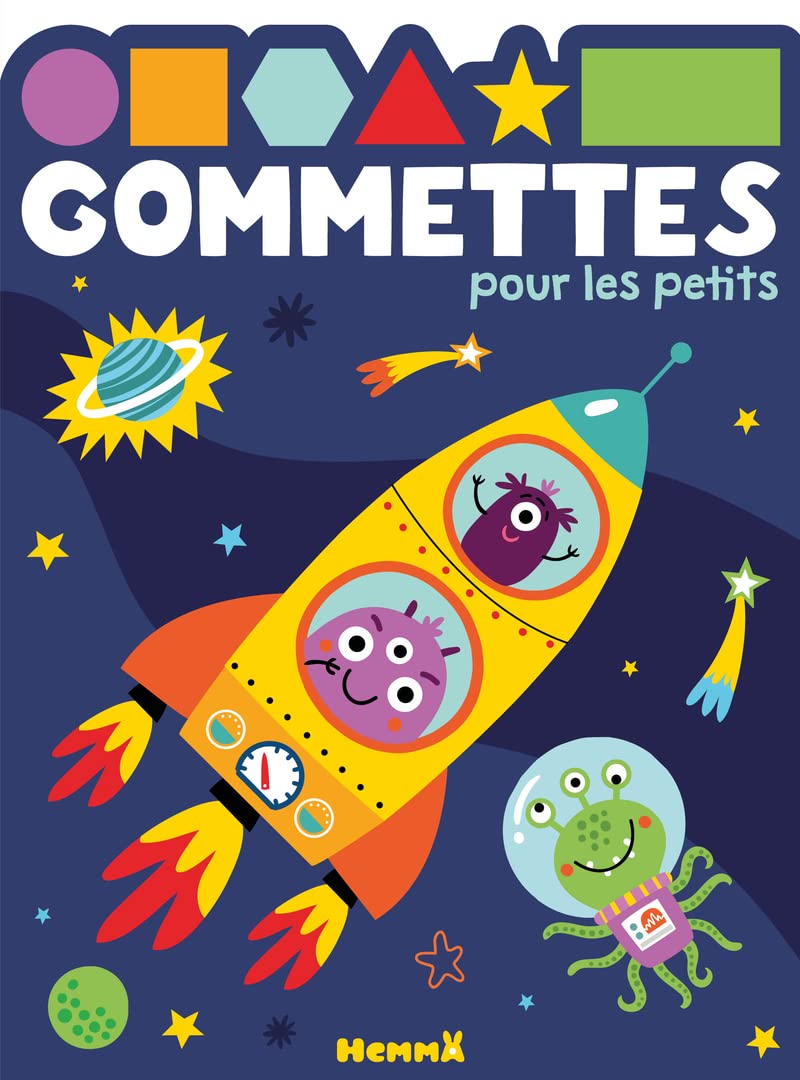 Gommettes pour les petits - Espace - Livre de gommettes - Dès 3 ans