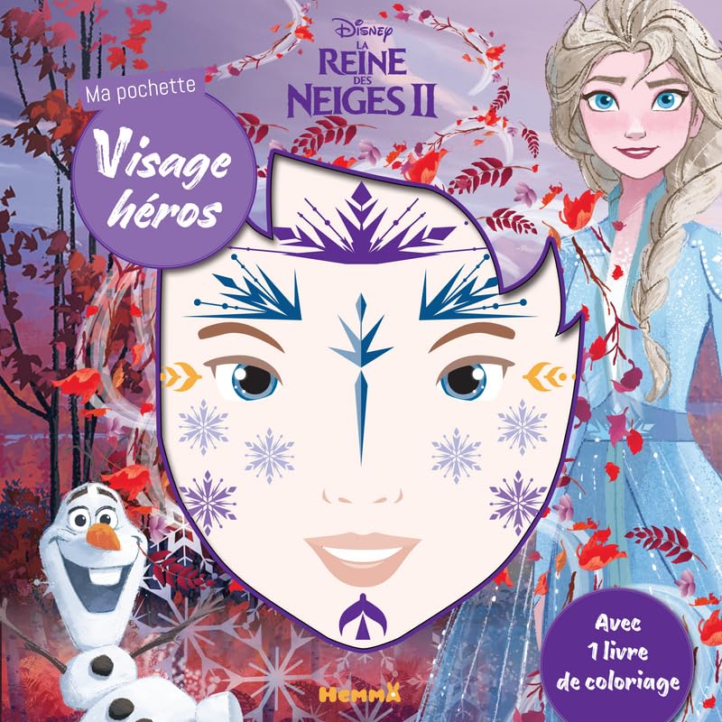 Disney La Reine des Neiges 2 - Ma pochette visage héros