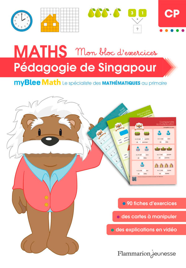MyBlee Math - Mon bloc d'exercices CP - Pédagogie de Singapour