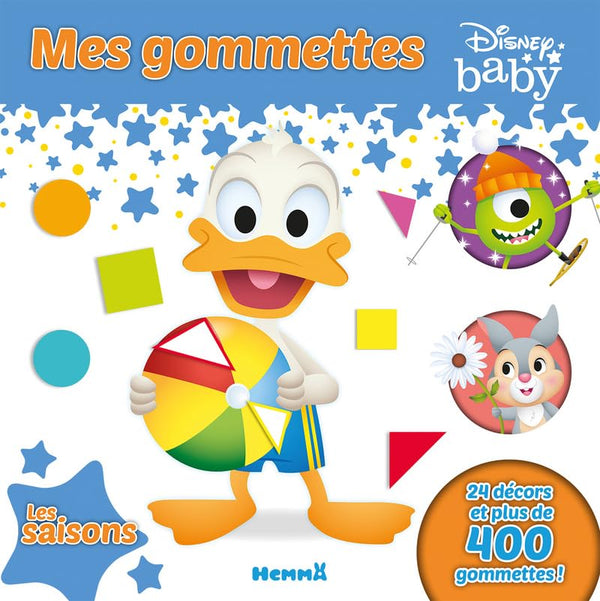 Disney Baby – Mes gommettes – Les saisons – Livre de gommettes – dès 3 ans