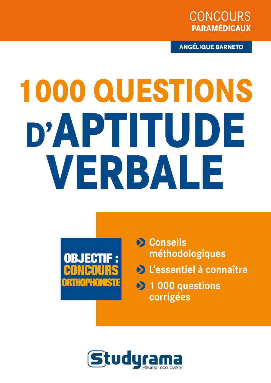 1000 questions d'aptitude verbale