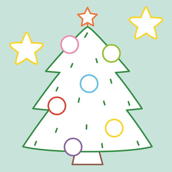 Mes premiers coloriages sans dépasser - Joyeux Noël !