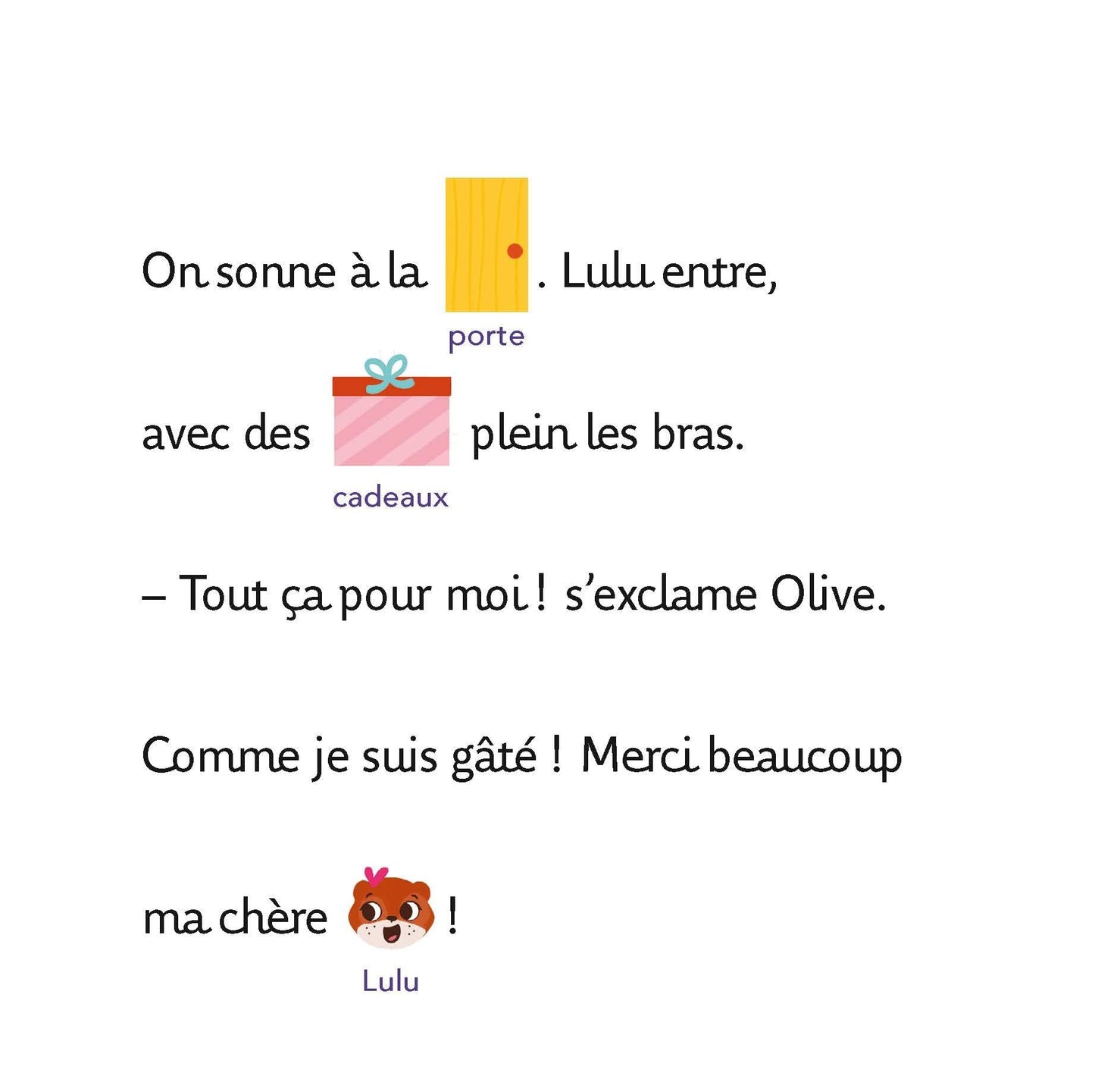 J'apprends à lire avec Olive - Olive fête son anniversaire