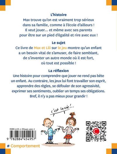 Max adore jouer