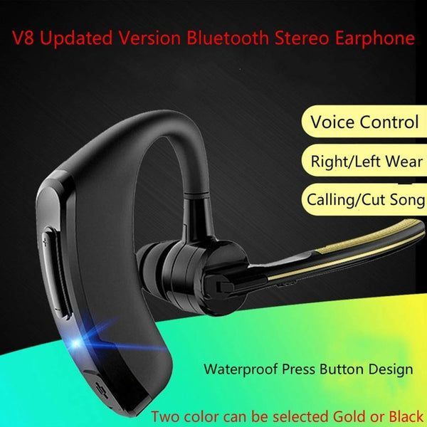 ocijf179 Translatteur instantané 28 langues, connecteur Bluetooth sans fil, stéréo non ilatéral, intelligent, mini, avec micro P8 mains libres, oreillette Bluetooth sans fil avec micro – Noir noir