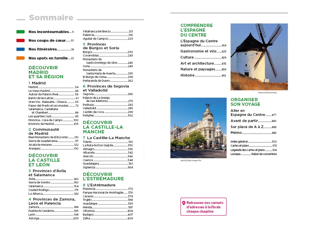 Guide Vert Espagne du Centre, Madrid, Castille, Estrémadure: Madrid, Castille, Estrémadure