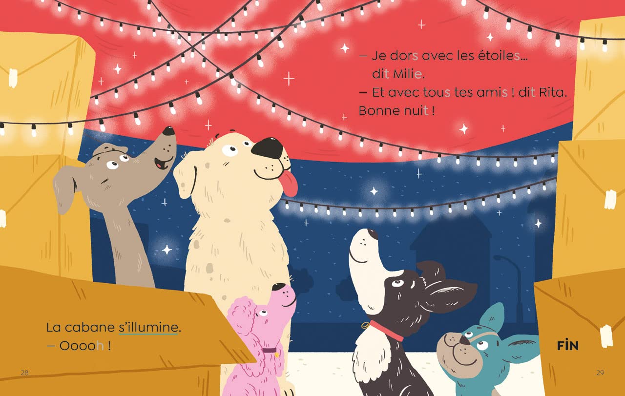 Les Amis de la ruelle- Milie a peur de la nuit - CP niveau 1- Premières lectures Lito