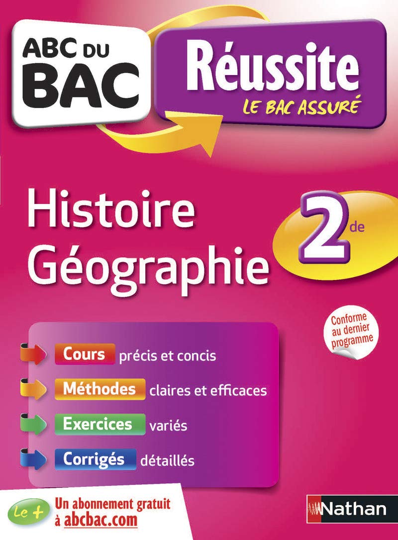 ABC Réussite Histoire-Géographie 2de - Ancien programme - Voir nouvelle édition ↓