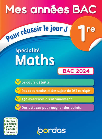 Mes années Bac - Spécialité Maths 1ère