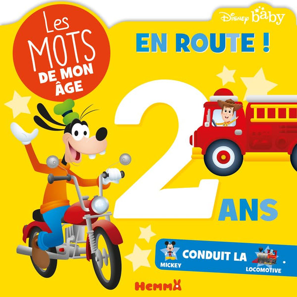 Disney Baby - Les mots de mes 2 ans - En route ! - Livre d'éveil - Dès 2 ans