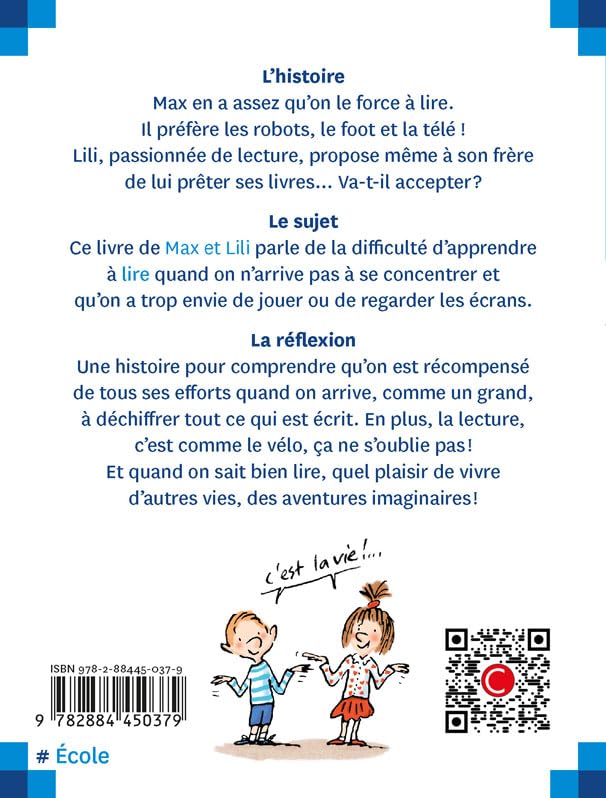 Max n'aime pas lire